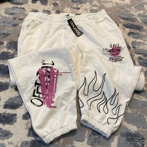 Boohoo graphic print sweatpants